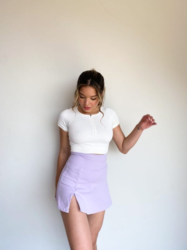 Falda short lila - Imagen 2