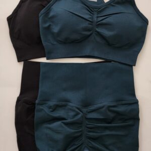 Set scrunch negro biker