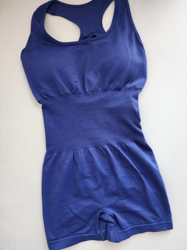 Enterizo scrunch azul - Imagen 3