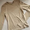 Polo básico manga larga beige - Imagen 5