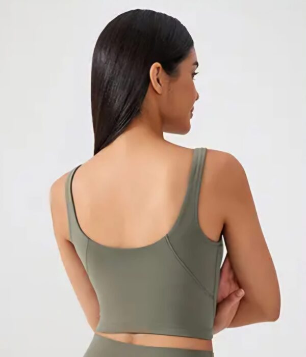 SkinLine Top olive grey - Imagen 3