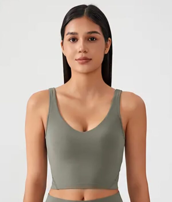 SkinLine Top olive grey - Imagen 5