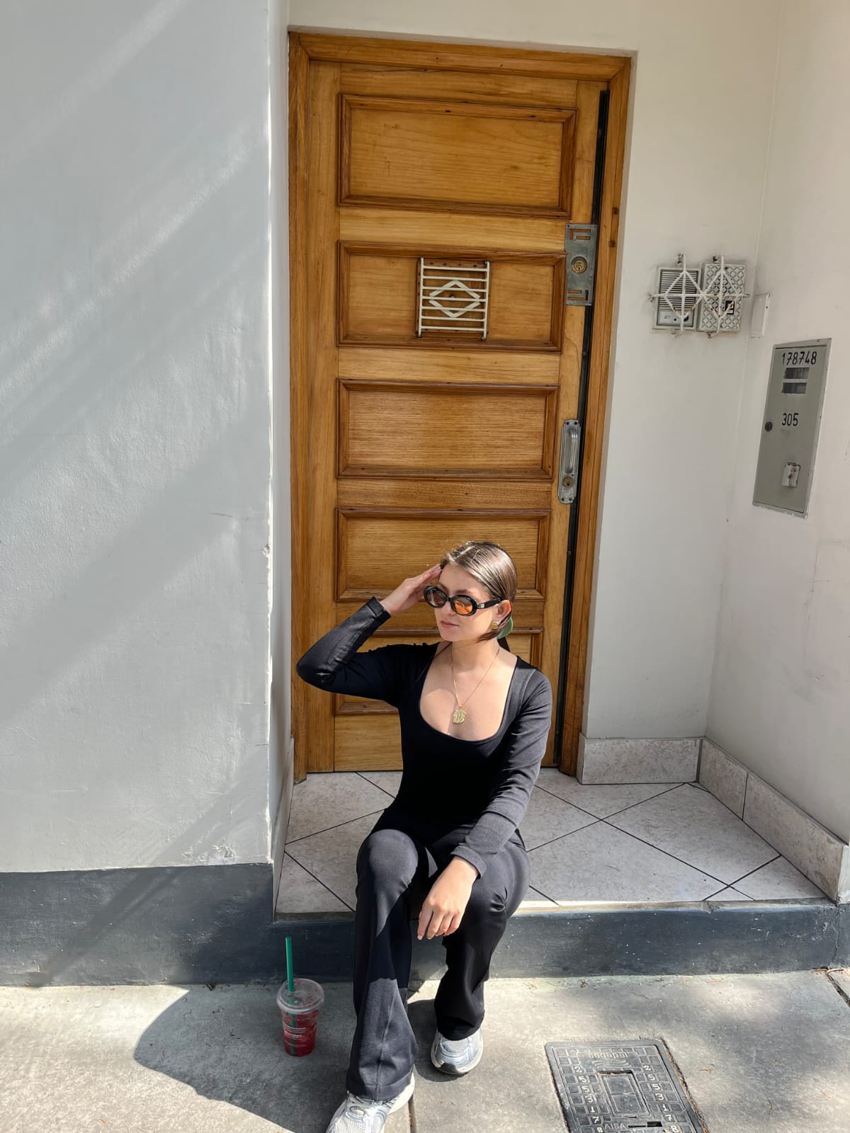 Flare&fit jumpsuit negro - Imagen 2